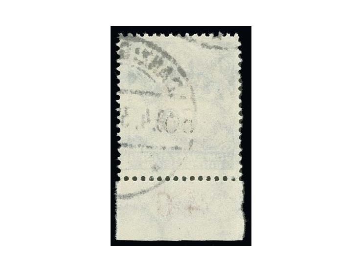 1932, 10 auf 60 Pfg. Unterrandstück mit Oberrandbeschriftung, sauber gestempelt, Kabinett, Fotoattest Erdwien BPP