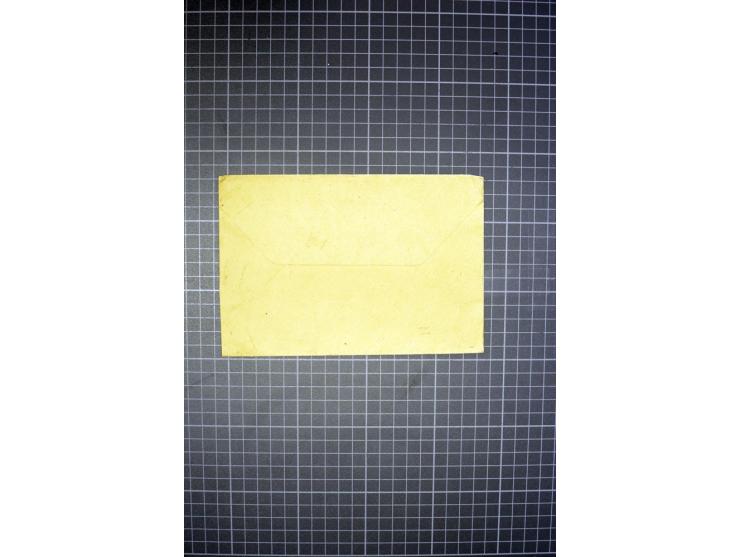 100 Pfg. mit Stempel "ZOPPOT 27.7.38" auf unfrankiert in den Briefkasten gelegten Brief, mit nebengesetztem Ra2 "Aus dem Brie