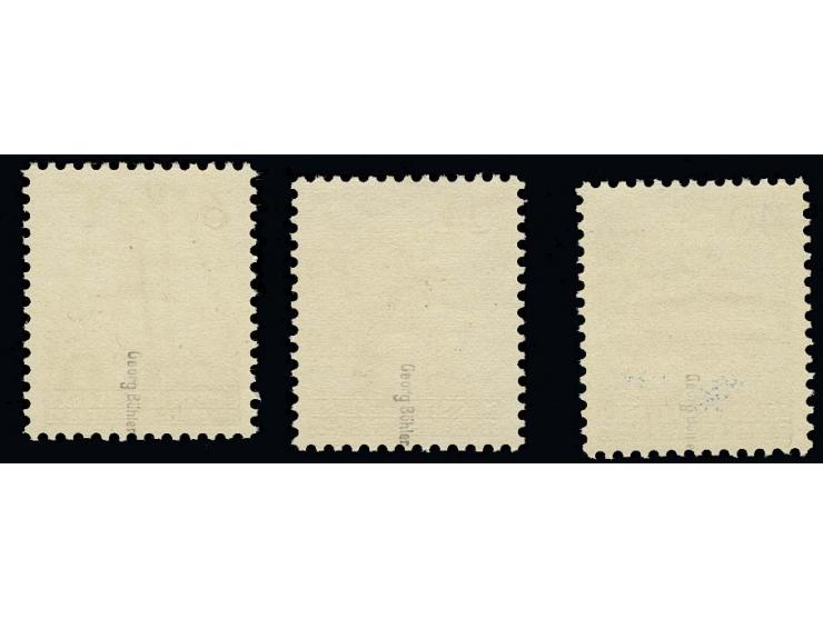 1944, Unverausgabte 6-40 Gr. kpl., postfrisch, tadellos, sign. Bühler, ex Herb Meyers