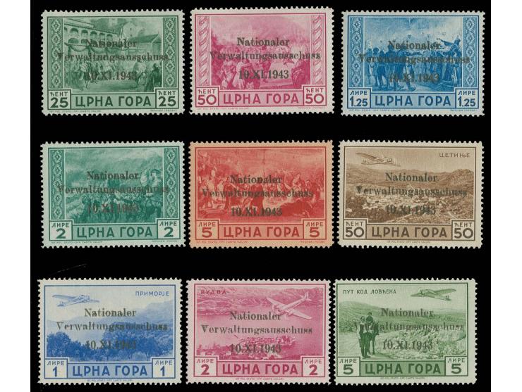 1943, Verwaltungsausschuss 25 Cmi.-5 L., postfrisch, Kabinett, Fotoattest Kleymann BPP und 5 L. (Mi.-Nr. 18) zusätzlich sign.