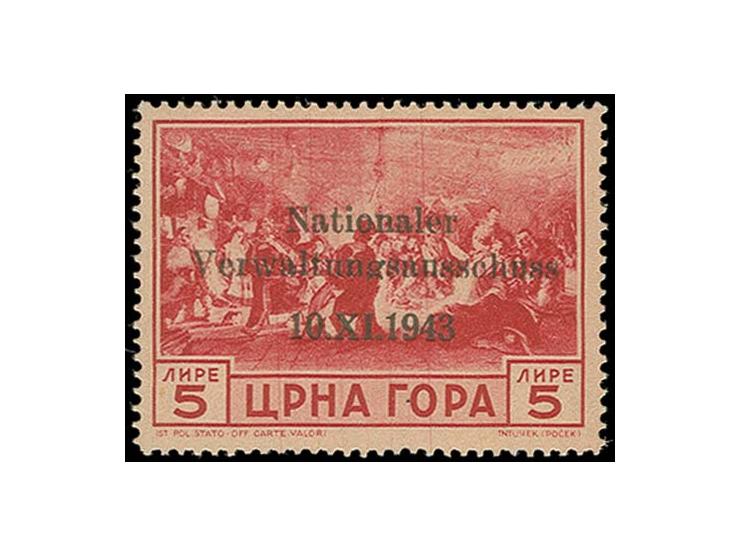 1943, Verwaltungsausschuss 5 L., postfrisch, einwandfrei, sign. Diena und Fotoattest Krischke BPP, ex Herb Meyers