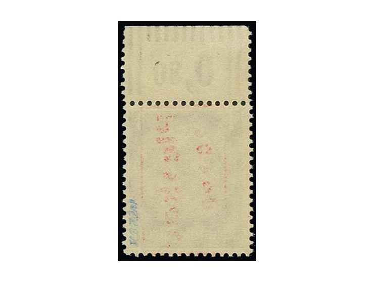  Pleskau: 1941, 20 Kop. auf 1 Pfg. mit rotem Aufdruck, mit Oberrand, postfrisch, einwandfrei, sign. Zierer und Fotoattest Kri