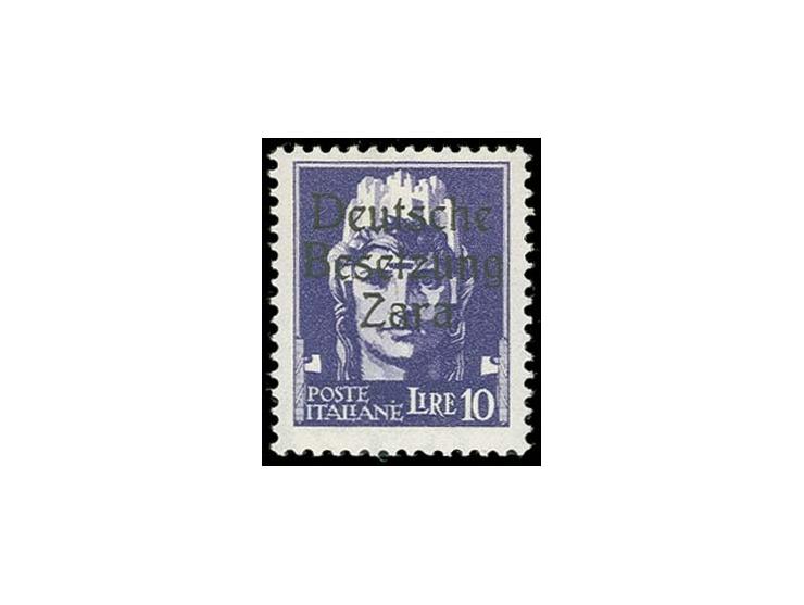 10 L., Type II, postfrisch, Kabinett, u.a. sign. ELudin und Fotoattest Kleymann BPP