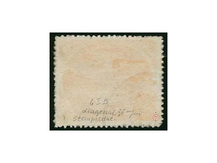 Agramer Aufdruck durchstochen, Platte I mit Feldpost- Normstempel "d" (Postamt Chania mit Datums-Fehleinstellung "14.2.44" (s