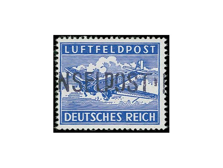  Leros gezähnt, Aufdruck schwarzblauviolett (Type I), mit vollem Originalgummi und nur minimalen Anhaftungen, tadellos, Priva