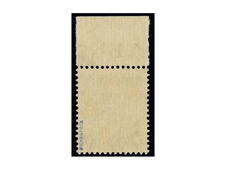  1944, 50 C. dunkelbraun mit milchigweißem Untergrund mit Oberrand, postfrisch, Kabinett, sign. Pickenpack und Fotoattest Mül