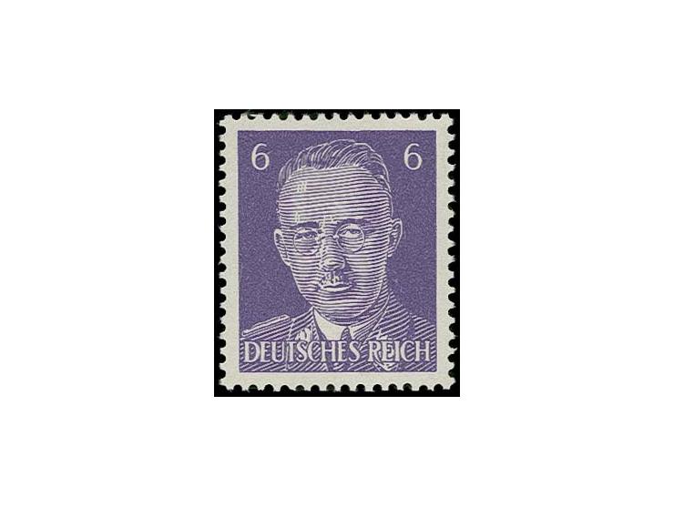 Himmler 6 Pfg. violett mit weiten Linien, postfrisch, einwandfrei, Fotoattest Schlegel BPP, ex Herb Meyers