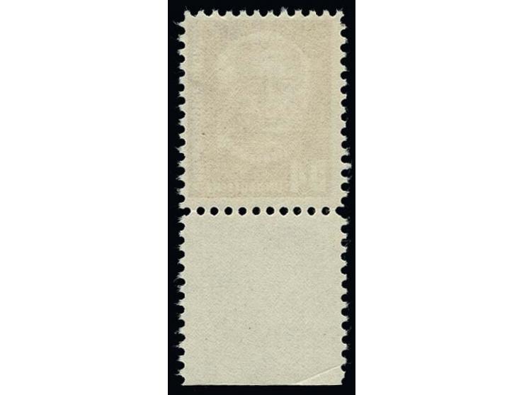  PROPAGANDFÄLSCHUNGEN: 1952, Undeutsche Undemokratische Republik 24 Pfg. mit Unterrand, postfrisch, tadellos, Fotoattest Maye