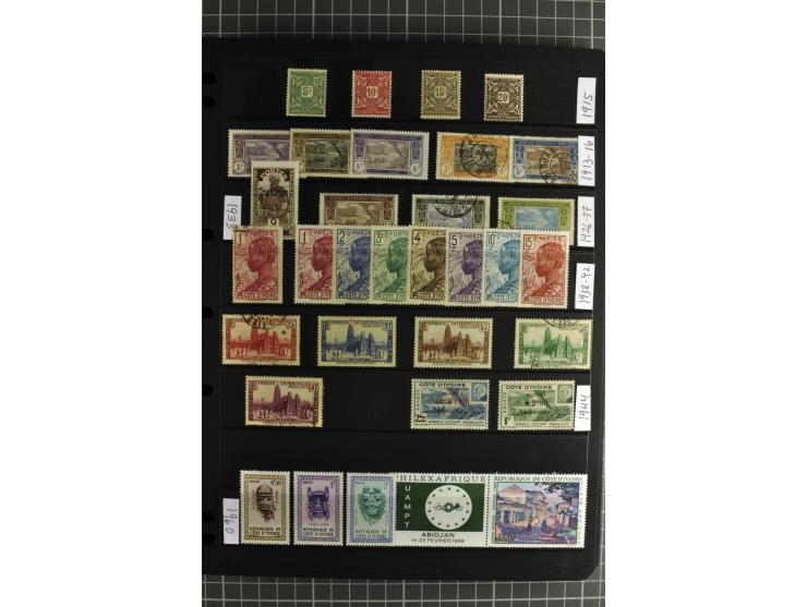 1849/2007, mainly mounted und unmounted mint collection with a good part of early used stamps like Mi.-Nr. 1-2, 5 and 7-9, 17
