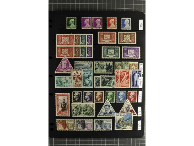1849/2007, mainly mounted und unmounted mint collection with a good part of early used stamps like Mi.-Nr. 1-2, 5 and 7-9, 17