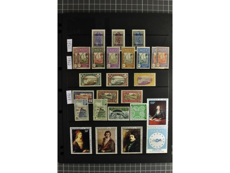 1849/2007, mainly mounted und unmounted mint collection with a good part of early used stamps like Mi.-Nr. 1-2, 5 and 7-9, 17