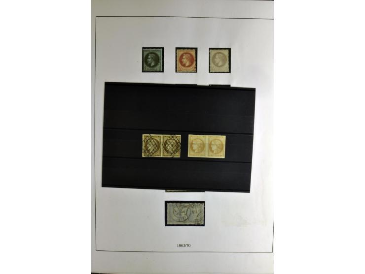 1849/2007, mainly mounted und unmounted mint collection with a good part of early used stamps like Mi.-Nr. 1-2, 5 and 7-9, 17