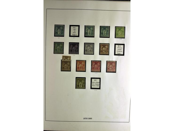 1849/2007, mainly mounted und unmounted mint collection with a good part of early used stamps like Mi.-Nr. 1-2, 5 and 7-9, 17