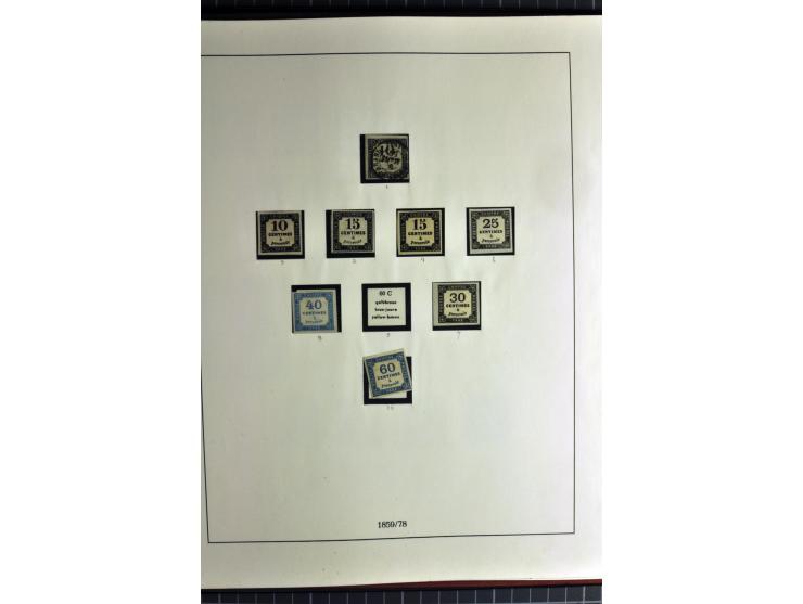 1849/2007, mainly mounted und unmounted mint collection with a good part of early used stamps like Mi.-Nr. 1-2, 5 and 7-9, 17