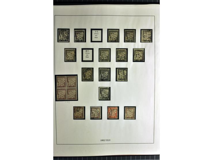 1849/2007, mainly mounted und unmounted mint collection with a good part of early used stamps like Mi.-Nr. 1-2, 5 and 7-9, 17