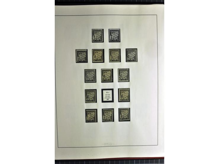 1849/2007, mainly mounted und unmounted mint collection with a good part of early used stamps like Mi.-Nr. 1-2, 5 and 7-9, 17