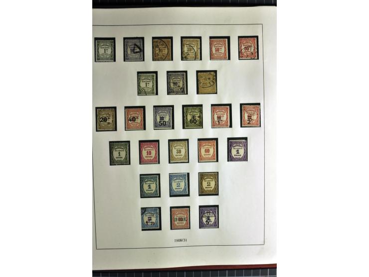 1849/2007, mainly mounted und unmounted mint collection with a good part of early used stamps like Mi.-Nr. 1-2, 5 and 7-9, 17