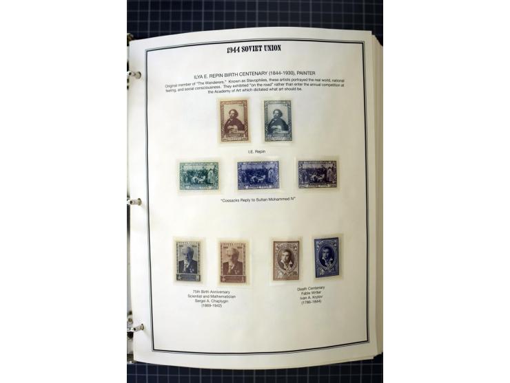 1921/1999, mostly unmounted mint collection, from 1944 on almost complete with many better sets, souvenir sheets in missing i