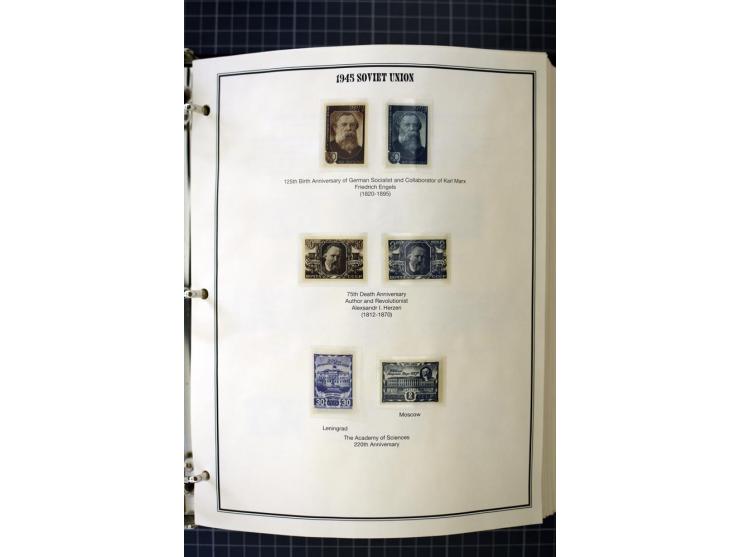 1921/1999, mostly unmounted mint collection, from 1944 on almost complete with many better sets, souvenir sheets in missing i