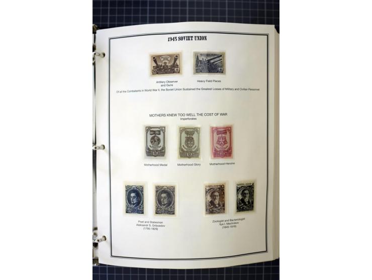 1921/1999, mostly unmounted mint collection, from 1944 on almost complete with many better sets, souvenir sheets in missing i