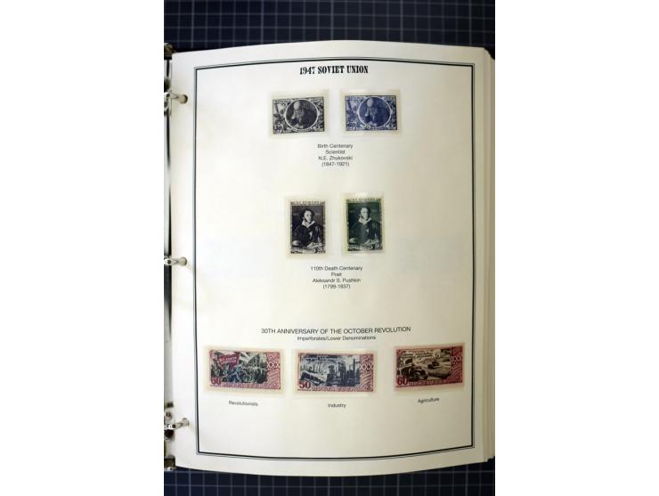1921/1999, mostly unmounted mint collection, from 1944 on almost complete with many better sets, souvenir sheets in missing i