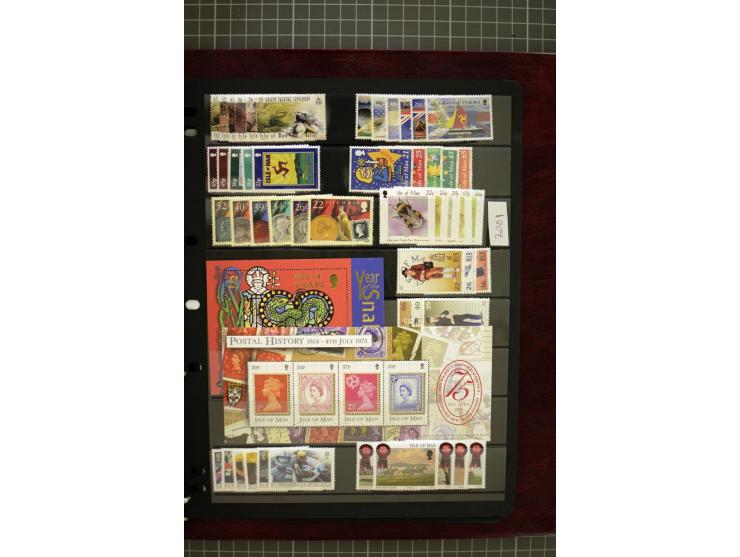 1969/2007, Guernsey, Jersey and Isle of Man, mostly unmounted mint collection including miniature sheets and booklets
