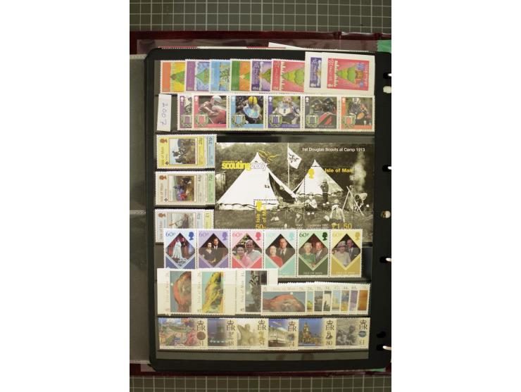 1969/2007, Guernsey, Jersey and Isle of Man, mostly unmounted mint collection including miniature sheets and booklets