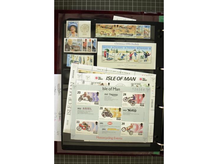 1969/2007, Guernsey, Jersey and Isle of Man, mostly unmounted mint collection including miniature sheets and booklets