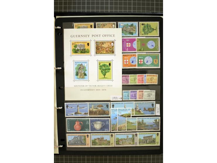1969/2007, Guernsey, Jersey and Isle of Man, mostly unmounted mint collection including miniature sheets and booklets