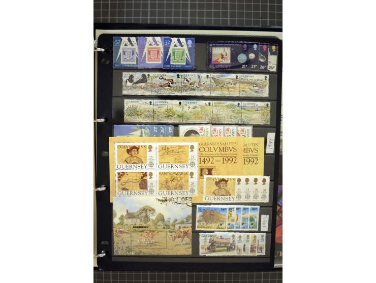 1969/2007, Guernsey, Jersey and Isle of Man, mostly unmounted mint collection including miniature sheets and booklets