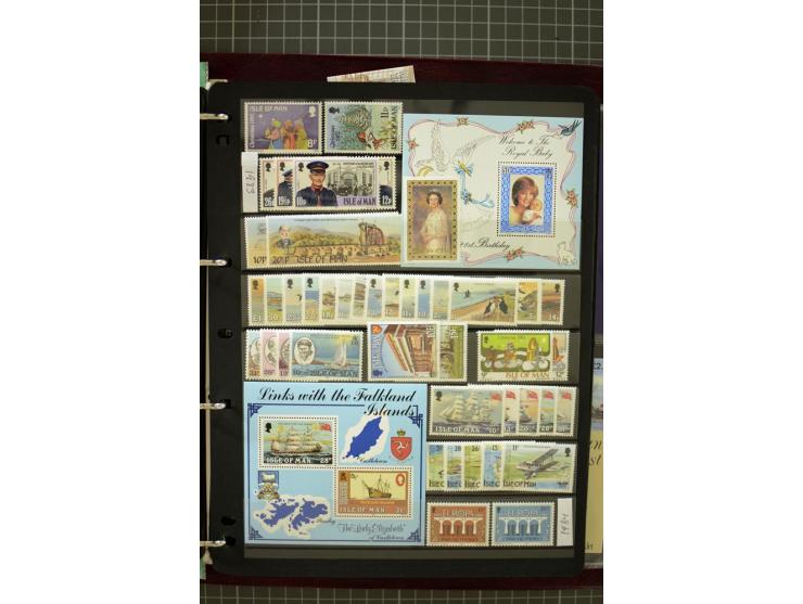 1969/2007, Guernsey, Jersey and Isle of Man, mostly unmounted mint collection including miniature sheets and booklets