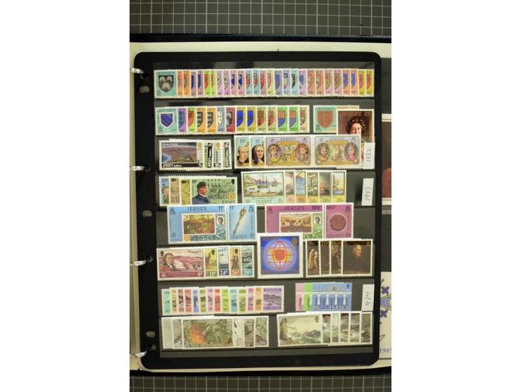1969/2007, Guernsey, Jersey and Isle of Man, mostly unmounted mint collection including miniature sheets and booklets