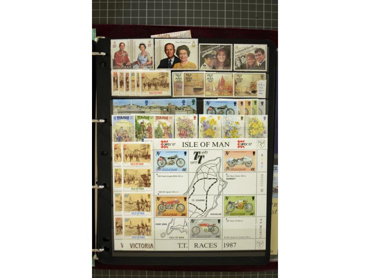 1969/2007, Guernsey, Jersey and Isle of Man, mostly unmounted mint collection including miniature sheets and booklets