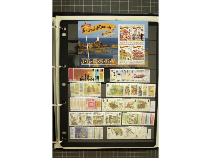 1969/2007, Guernsey, Jersey and Isle of Man, mostly unmounted mint collection including miniature sheets and booklets