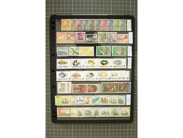 COCOS & CHRISTMAS ISLANDS: 1958/2006, unmounted mint collection, good condition
