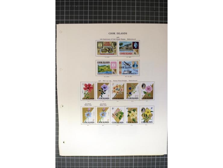 1935/2005, Cook Islands, Aitutaki, Niue & Penrhyn, mounted and unmounted mint collection with better stamps like SG #118-21 a