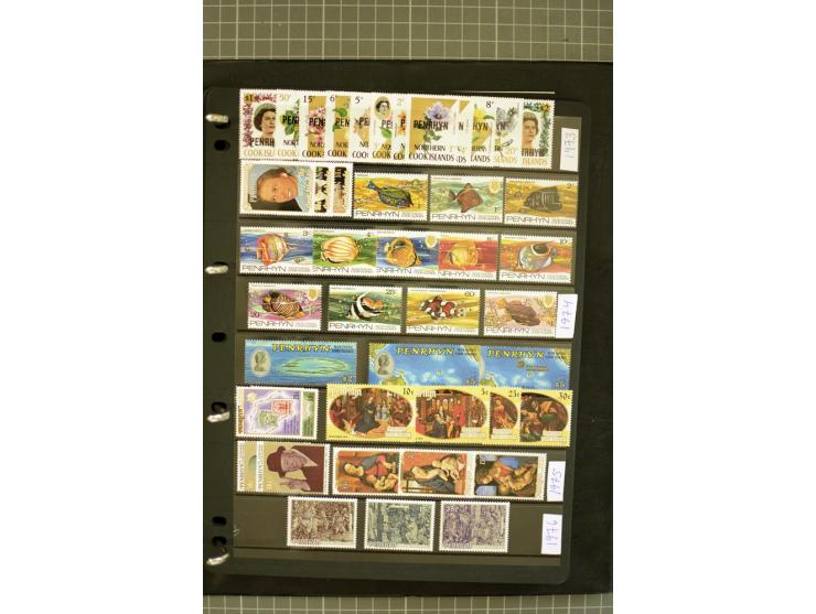1935/2005, Cook Islands, Aitutaki, Niue & Penrhyn, mounted and unmounted mint collection with better stamps like SG #118-21 a