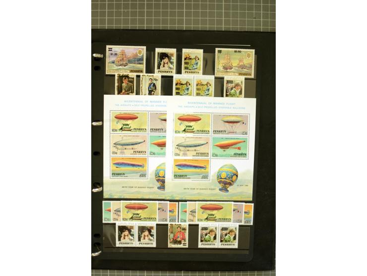 1935/2005, Cook Islands, Aitutaki, Niue & Penrhyn, mounted and unmounted mint collection with better stamps like SG #118-21 a