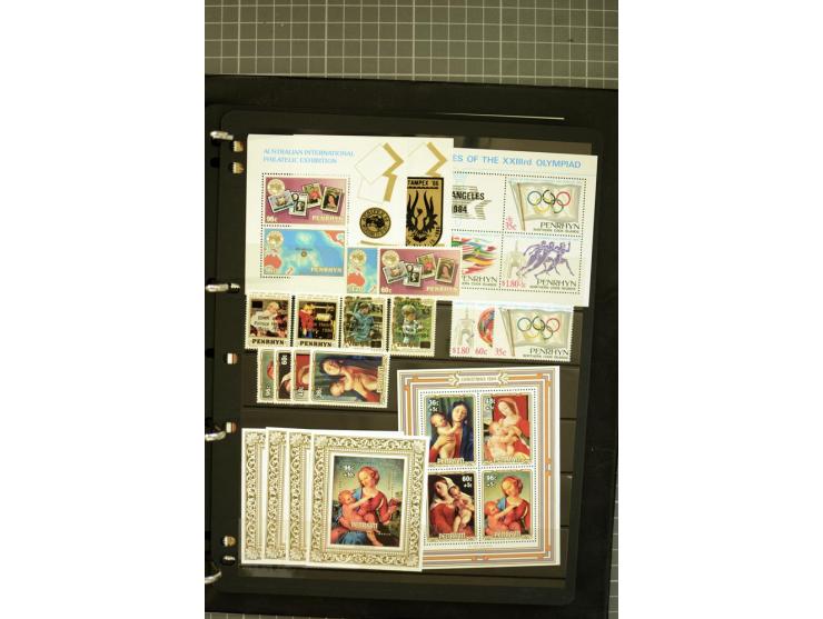 1935/2005, Cook Islands, Aitutaki, Niue & Penrhyn, mounted and unmounted mint collection with better stamps like SG #118-21 a