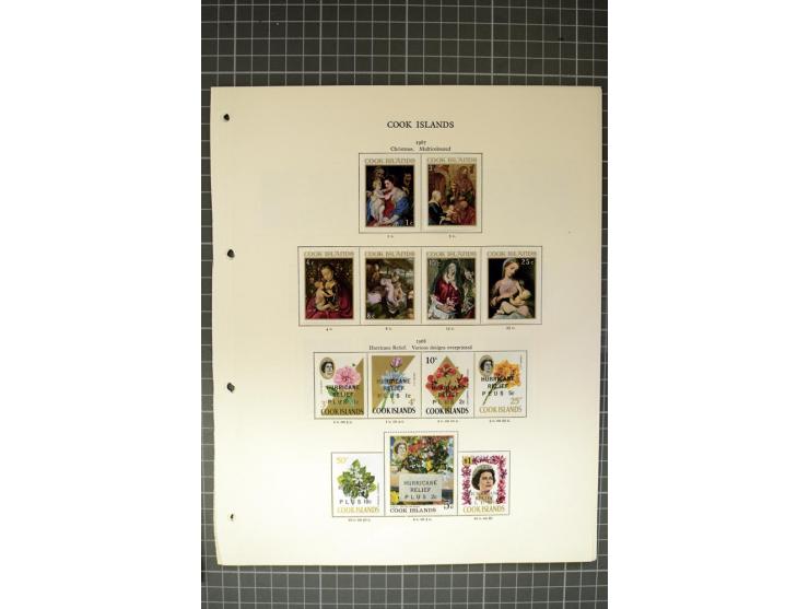 1935/2005, Cook Islands, Aitutaki, Niue & Penrhyn, mounted and unmounted mint collection with better stamps like SG #118-21 a