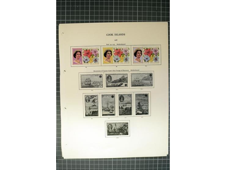 1935/2005, Cook Islands, Aitutaki, Niue & Penrhyn, mounted and unmounted mint collection with better stamps like SG #118-21 a