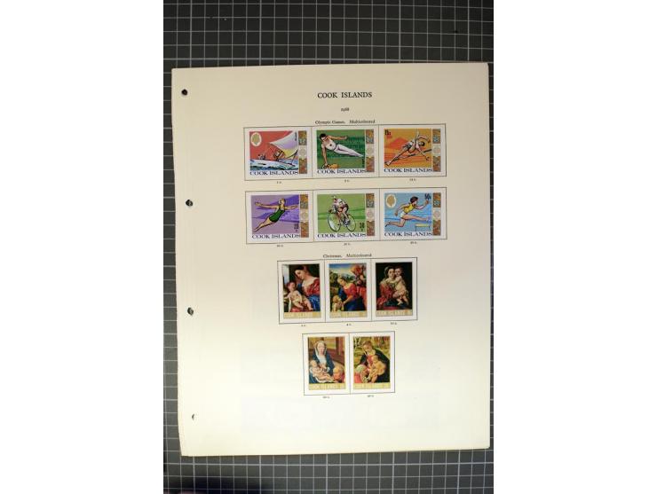 1935/2005, Cook Islands, Aitutaki, Niue & Penrhyn, mounted and unmounted mint collection with better stamps like SG #118-21 a