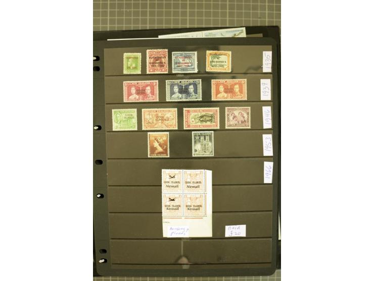 1935/2005, Cook Islands, Aitutaki, Niue & Penrhyn, mounted and unmounted mint collection with better stamps like SG #118-21 a