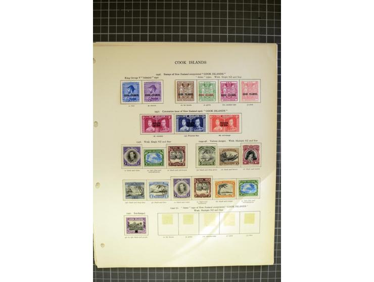1935/2005, Cook Islands, Aitutaki, Niue & Penrhyn, mounted and unmounted mint collection with better stamps like SG #118-21 a