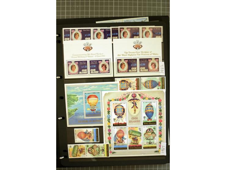 1935/2005, Cook Islands, Aitutaki, Niue & Penrhyn, mounted and unmounted mint collection with better stamps like SG #118-21 a