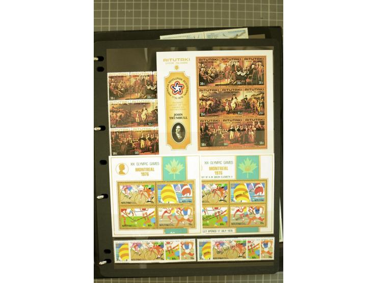 1935/2005, Cook Islands, Aitutaki, Niue & Penrhyn, mounted and unmounted mint collection with better stamps like SG #118-21 a
