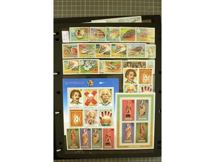 1935/2005, Cook Islands, Aitutaki, Niue & Penrhyn, mounted and unmounted mint collection with better stamps like SG #118-21 a