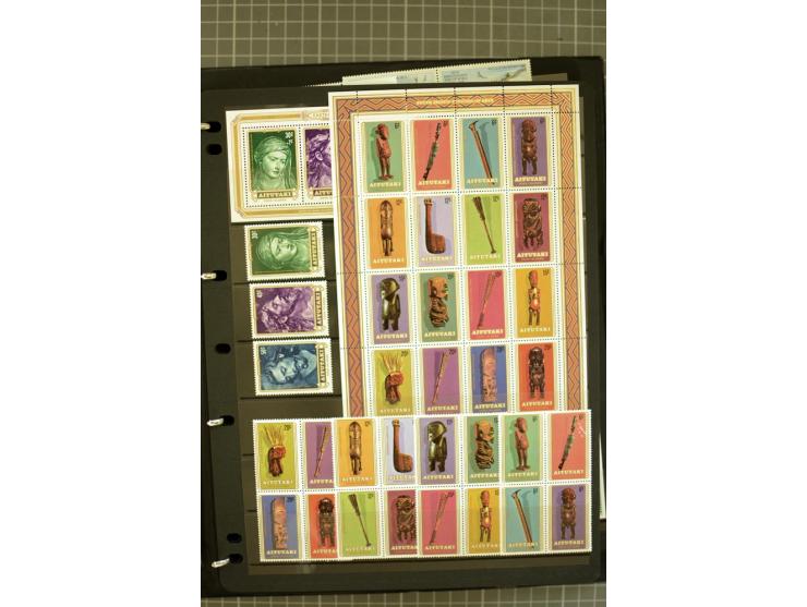 1935/2005, Cook Islands, Aitutaki, Niue & Penrhyn, mounted and unmounted mint collection with better stamps like SG #118-21 a
