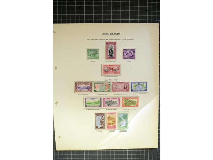 1935/2005, Cook Islands, Aitutaki, Niue & Penrhyn, mounted and unmounted mint collection with better stamps like SG #118-21 a