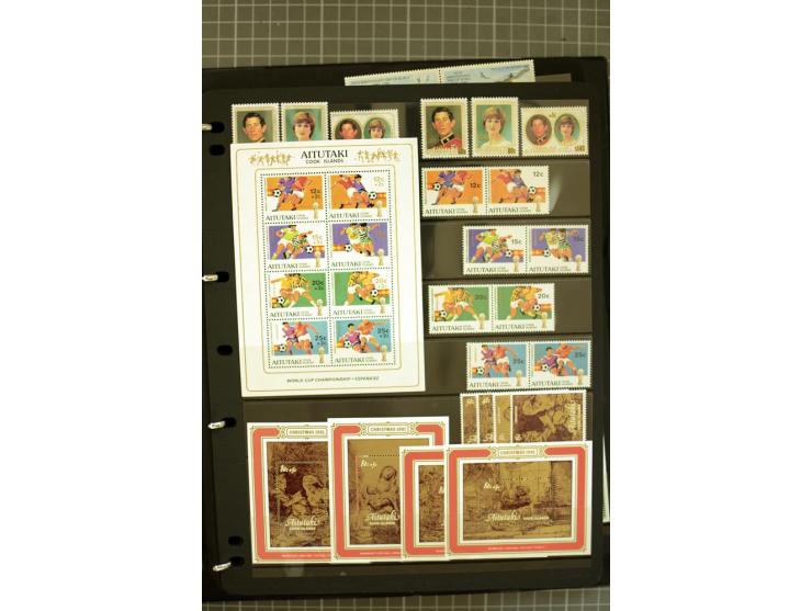 1935/2005, Cook Islands, Aitutaki, Niue & Penrhyn, mounted and unmounted mint collection with better stamps like SG #118-21 a